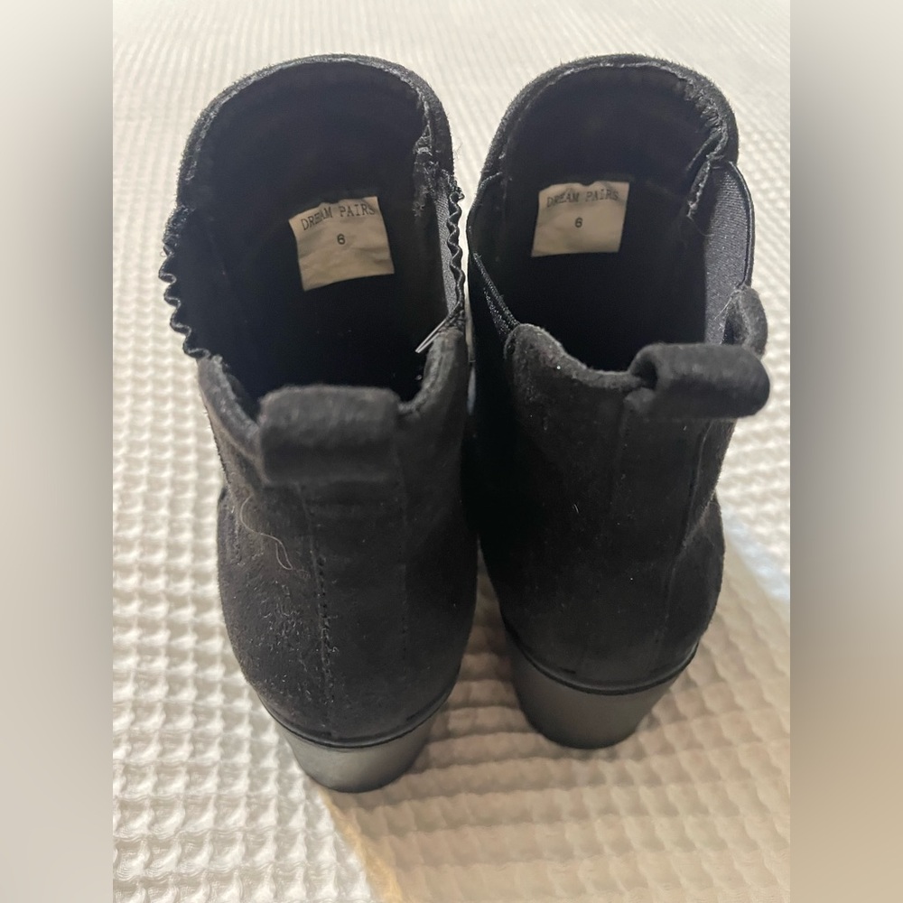 Dream Pairs Black Heeled Ankle Boots - Picture 7 of 8